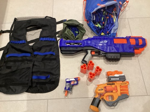 Nerf guns and - guns, used