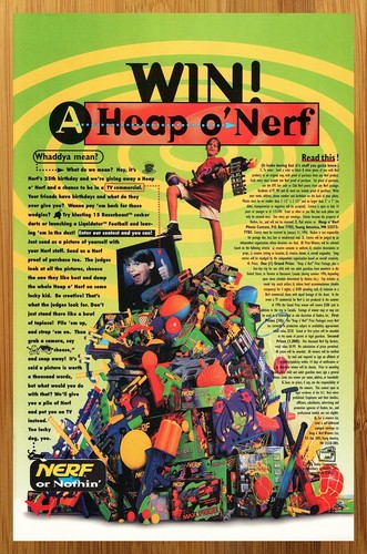 1995 nerf contest vintage - 1995,
