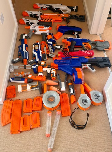 Huge nerf gun bundle tested - gun,