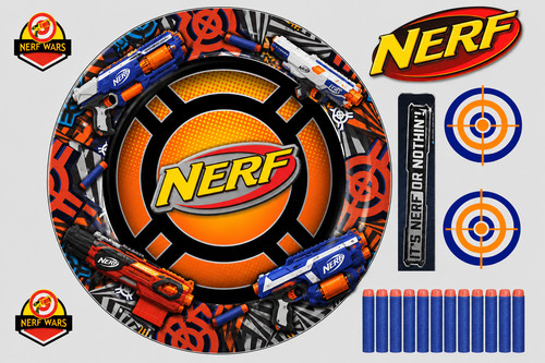 Nerf gun inspired - nerf, topper